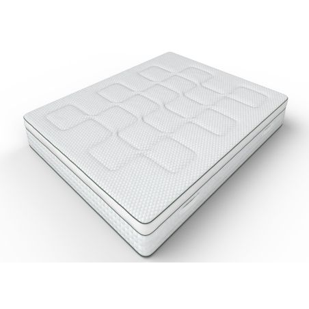 Dormez sur un matelas Mont Blanc avec 7 zones de confort et une épaisseur de 23 cm pour un soutien dynamique